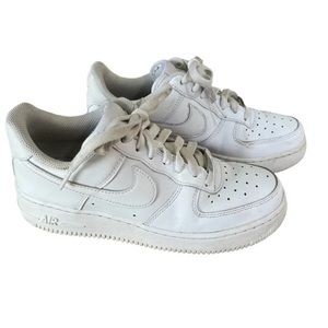 Nike Air Force 1 Sage Low Womens 7.5 Triple White AR5339-100